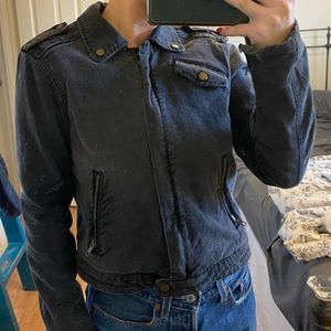 Current/Elliott black denim jacket